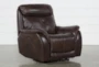 Shane Leather Power Recliner With Power Headrest - Signature