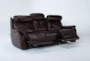 Shane Leather 90" Power Reclining Sofa With Power Headrest - Recline