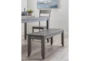 Matias Grey 7 Piece Dining Set With Alexa White Chairs - Room