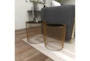 Gold Wire And Black Glass Accent Tables-Set Of 2 - Room