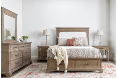 Whitney Eastern King Panel Bed With Storage