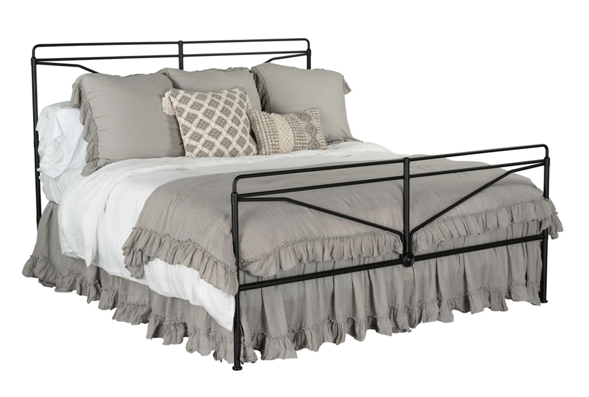 Magnolia Home Laverty Queen Metal Bed By Joanna Gaines Living Spaces