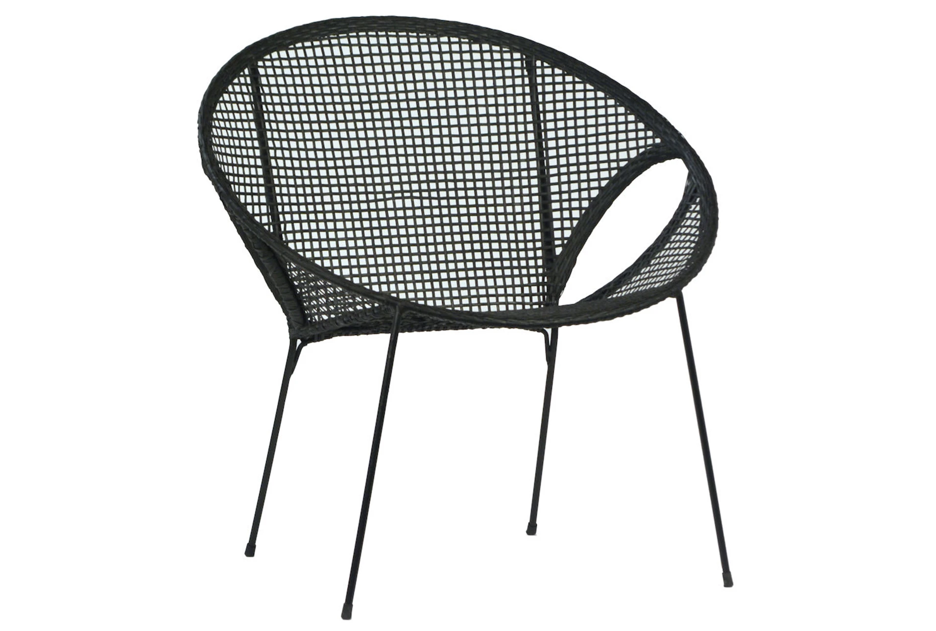 Black Wicker Occasional Chair Living Spaces