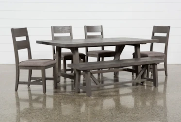 Timber Dining Set For 6