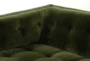 Olive Green  Velvet 91" Sofa - Detail