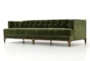 Olive Green  Velvet 91" Sofa - Signature