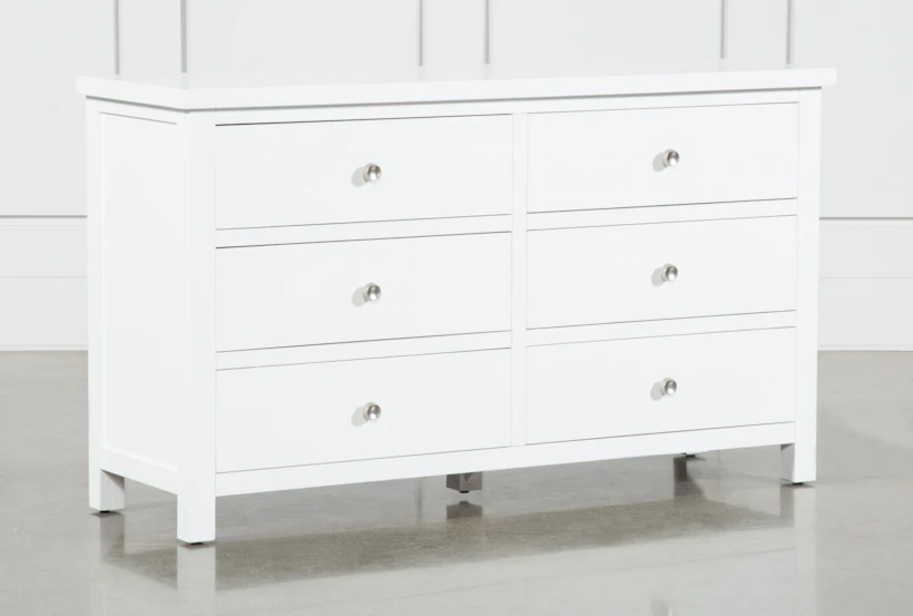 Larkin White 6 Drawer Dresser - 360