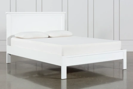 Larkin White Queen Panel Bed