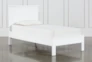 Larkin White Twin Panel Bed - Signature