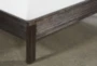 Larkin Espresso Queen Wood Panel Bed - Detail