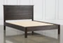 Larkin Espresso Queen Wood Panel Bed - Slats