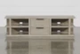 Pierce Natural 72 Inch Tv Stand - Front