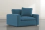 Utopia Teal Chair - Side