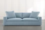 Utopia 96" Light Blue Sofa - Front