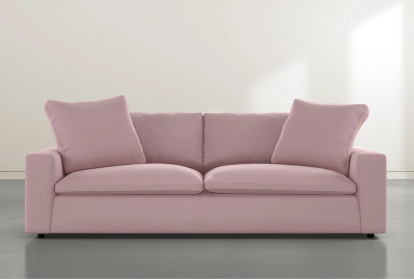 Utopia Pink 96" Sofa - 360