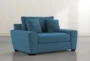 Parker II Teal Chair - Side