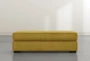 Parker II Yellow Ottoman - Front