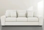 Parker II White 101" Sofa - Signature