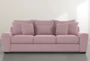 Parker II Pink Velvet 101" Sofa - Signature