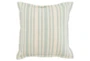 20X20 Linen Taupe Stripe Throw Pillow - Signature