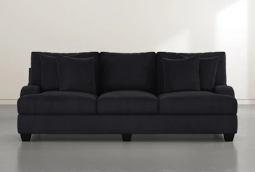 Sierra Foam III Dark Grey Velvet Sofa