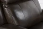 Stetson Chocolate Leather Power Recliner with Power Headrest, Lumbar & USB - Feature