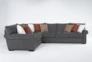 Aurora II 2 Piece 137" Sectional With Right Arm Facing Sofa - Front