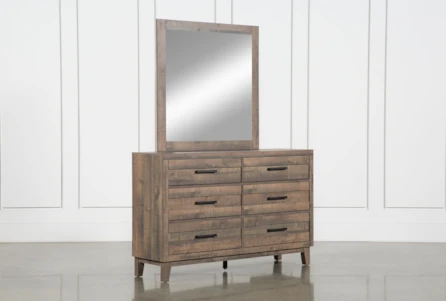 Ranier 6 Drawer Dresser/Mirror