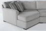 Aspen Sterling Foam 3 Piece 163" Sectional With Right Arm Facing Armless Chaise And with Cuddler - Detail