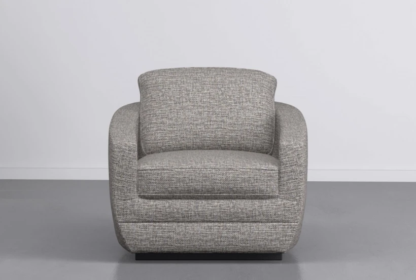 Chadwick Graphite 33" Swivel Accent Chair - 360