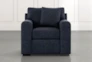 Cypress II Navy Blue Chair - Front