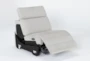 Chanel Grey Power Armless Recliner With Power Headrest - Side