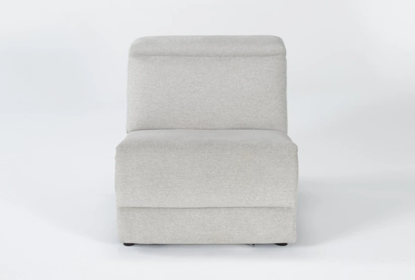 Chanel Grey Armless Chair with Adjustable Headrest - 360