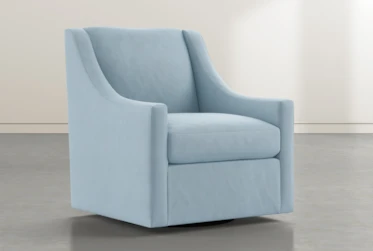 Emerson II Light Blue Accent Chair