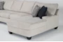 Harper Foam II Modular Microfiber 3 Piece 157" Sectional With Right Arm Facing Chaise - Detail