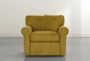 Elm II Yellow Swivel Arm Chair - Front