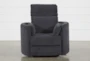 Rayna Ink Swivel Glider Power Recliner - Front