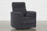 Rayna Ink Swivel Glider Power Recliner | Living Spaces