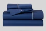 Sheet Set-Hyper Cotton Navy Twin Extra Long - Detail