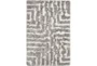 5'x7'5" Rug-Grey & Ivory Maze Shag - Signature