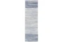 2'5"x8' Rug-Recycled Denim Stripes - Signature