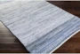 6'x9' Rug-Recycled Denim Stripes - Detail