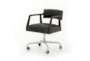 Ebony Burnt Oak Desk Chair - Default