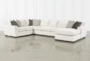 Delano Pearl 3 Piece 169" Sectional With Right Arm Facing Chaise - Signature