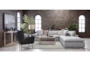 Utopia Modular 3 Piece Grey 123" Sectional With Right Arm Facing Bumper Chaise - Room