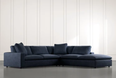Utopia Navy Blue 3 Piece Sectional
