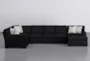 Mercer Down IV 3 Piece 161" Sectional With Right Arm Facing Chaise - Front
