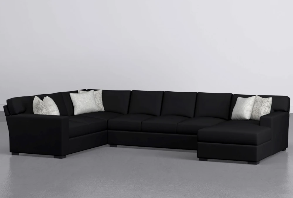 Mercer Down IV 3 Piece 161" Sectional With Right Arm Facing Chaise