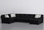 Mercer Down IV 3 Piece 161" Sectional With Right Arm Facing Chaise - Signature