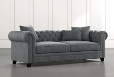 Patterson III 94" Dark Grey Sofa